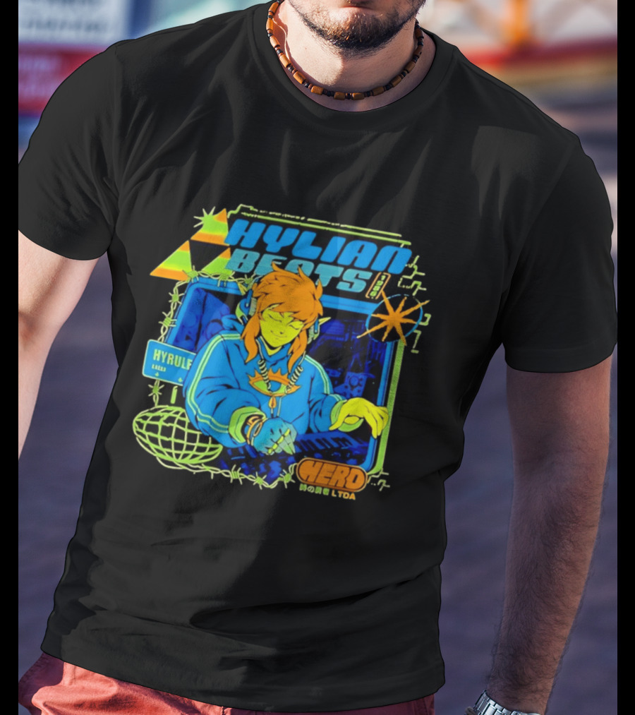 Hylian Beats 1986 Hyrule Ahead Hero Legend T-Shirt