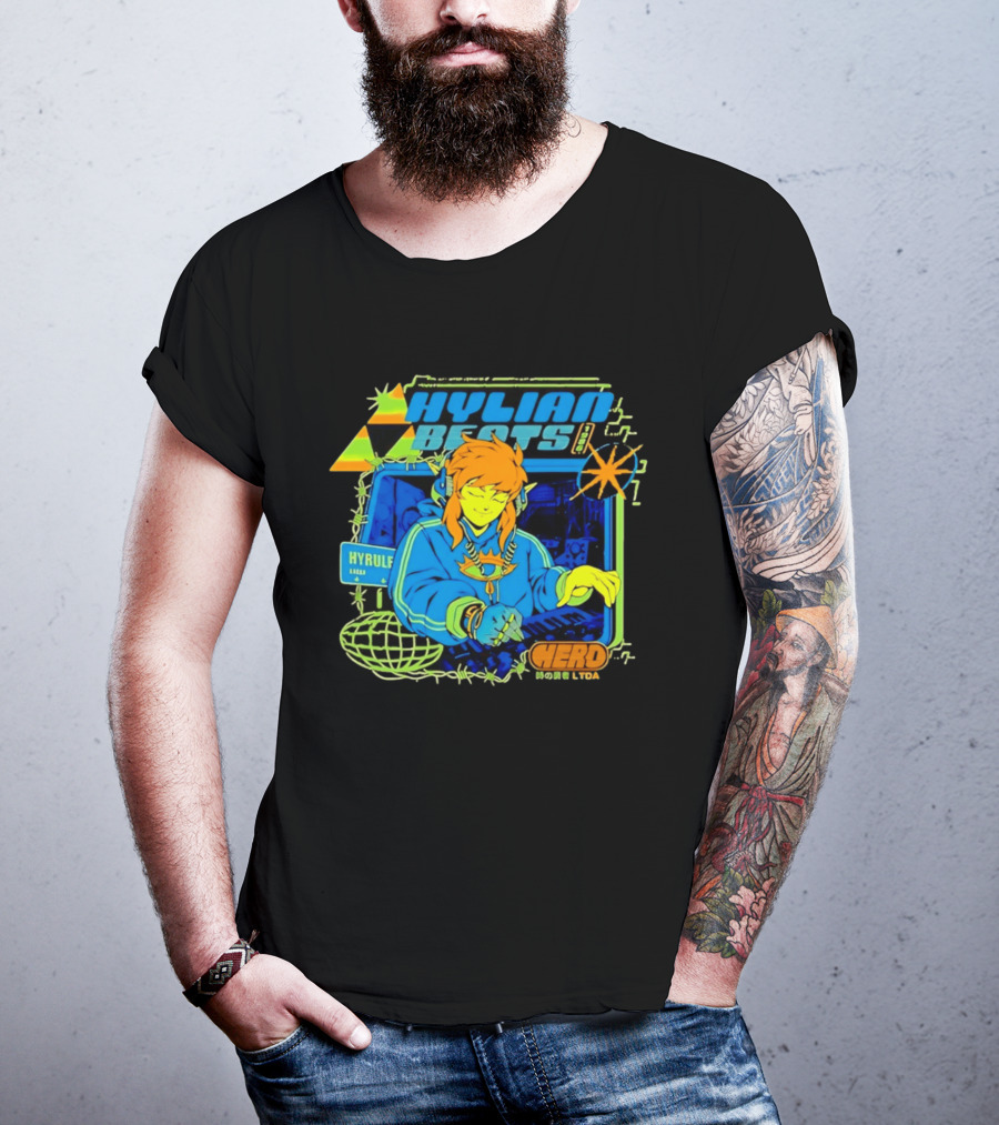 Hylian Beats 1986 Hyrule Ahead Hero Legend T-Shirt