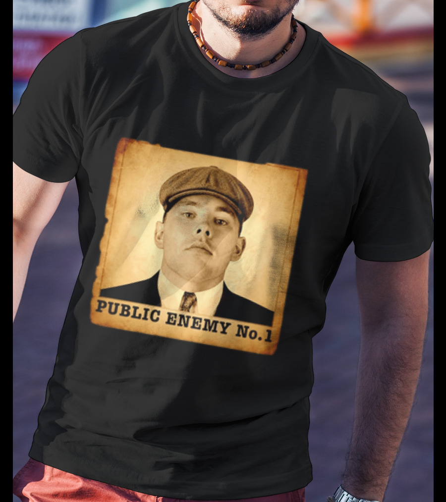 Los Angeles Dodgers Public Enemy No 1 Vintage Wanted T-Shirt