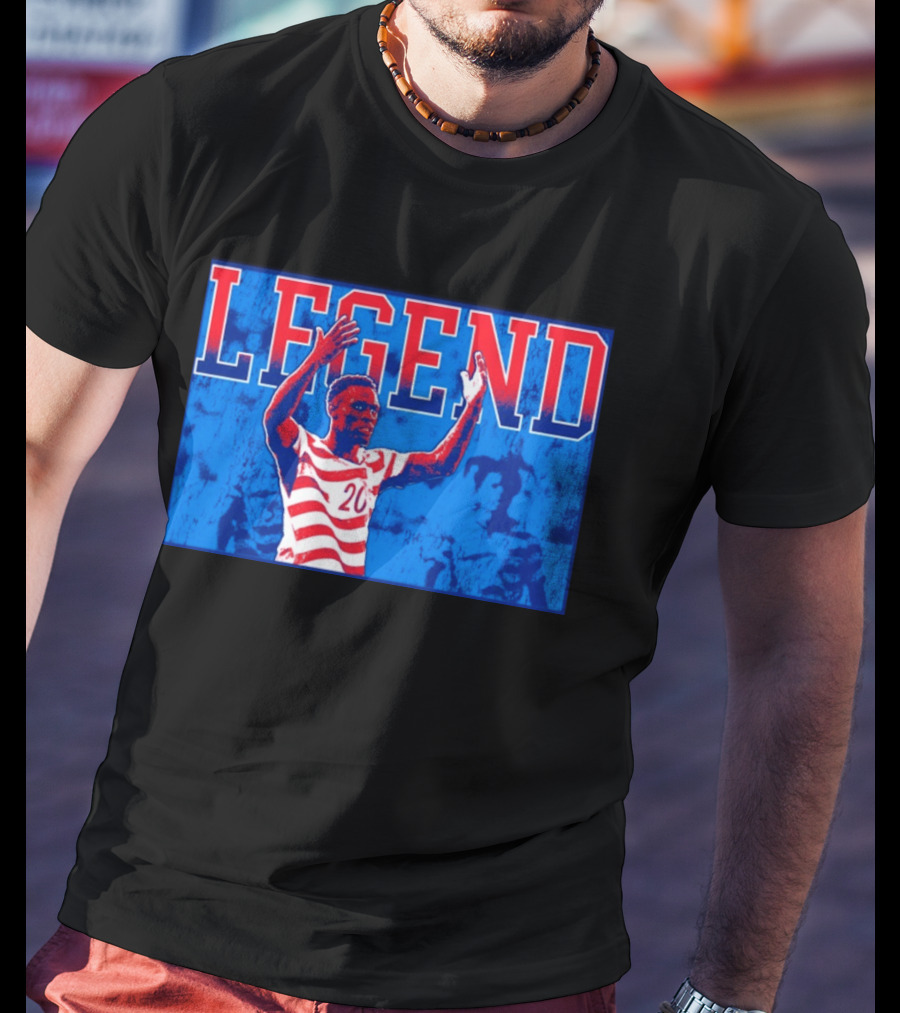 Legend Folarin Balogun No 20 USMNT T-Shirt