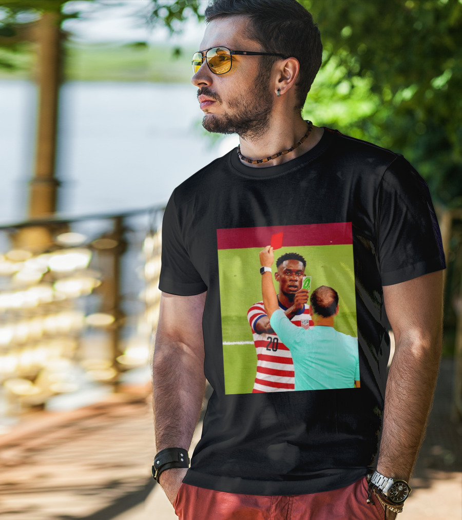 Folarin Balogun USMNT Number 20 Reverse Card Meme Soccer T-Shirt