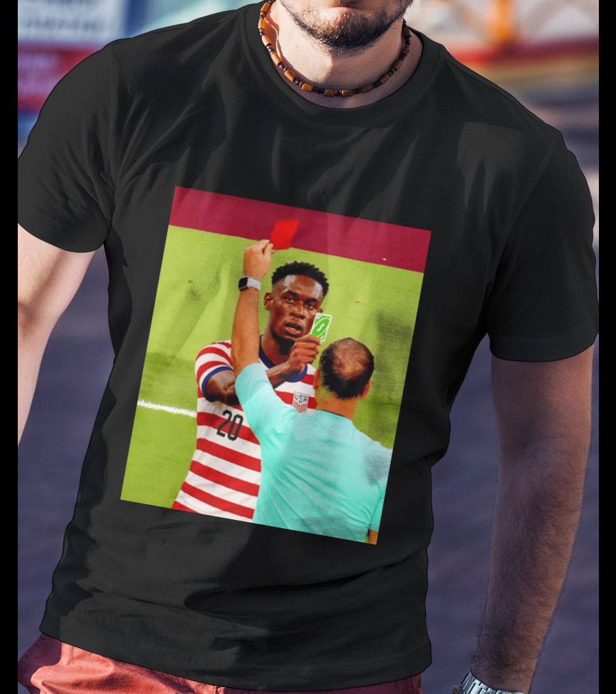 Folarin Balogun USMNT Number 20 Reverse Card Meme Soccer T-Shirt
