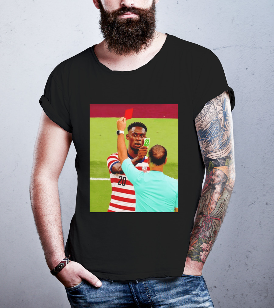 Folarin Balogun USMNT Number 20 Reverse Card Meme Soccer T-Shirt
