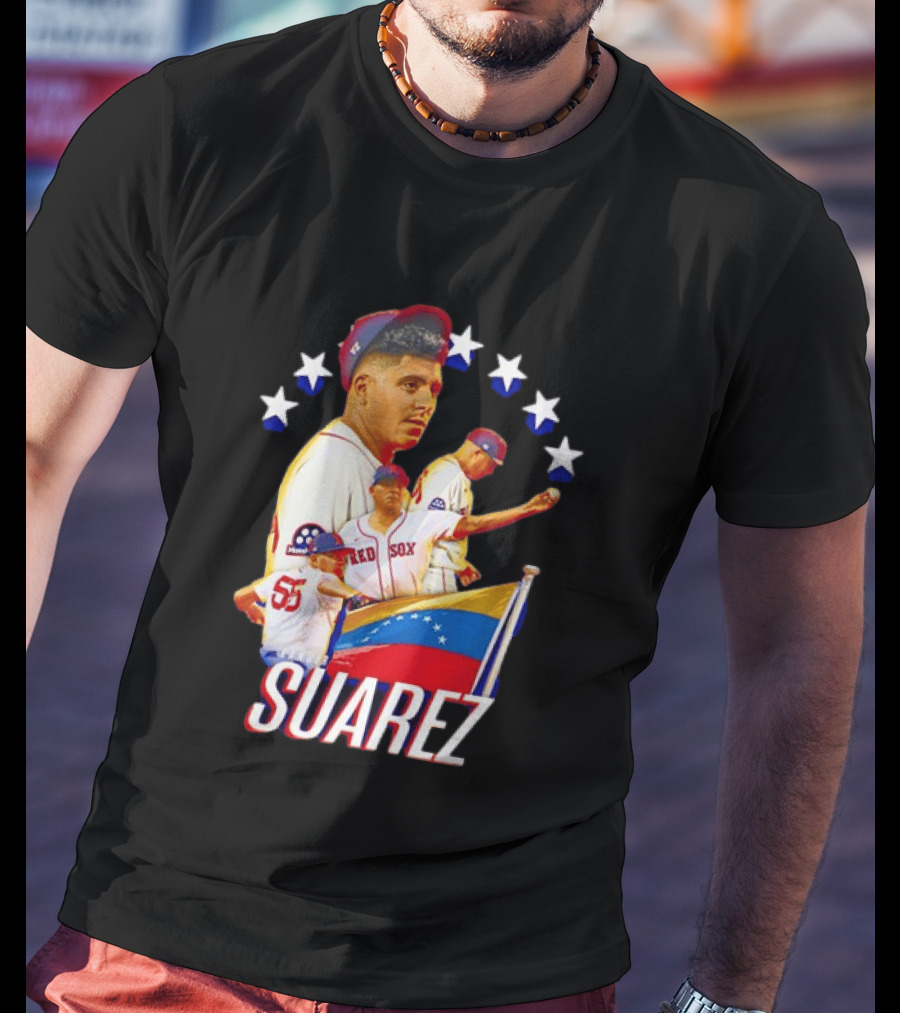 Ranger Suarez Philadelphia Phillies MLB Venezuela Flag Star Baseball T-Shirt