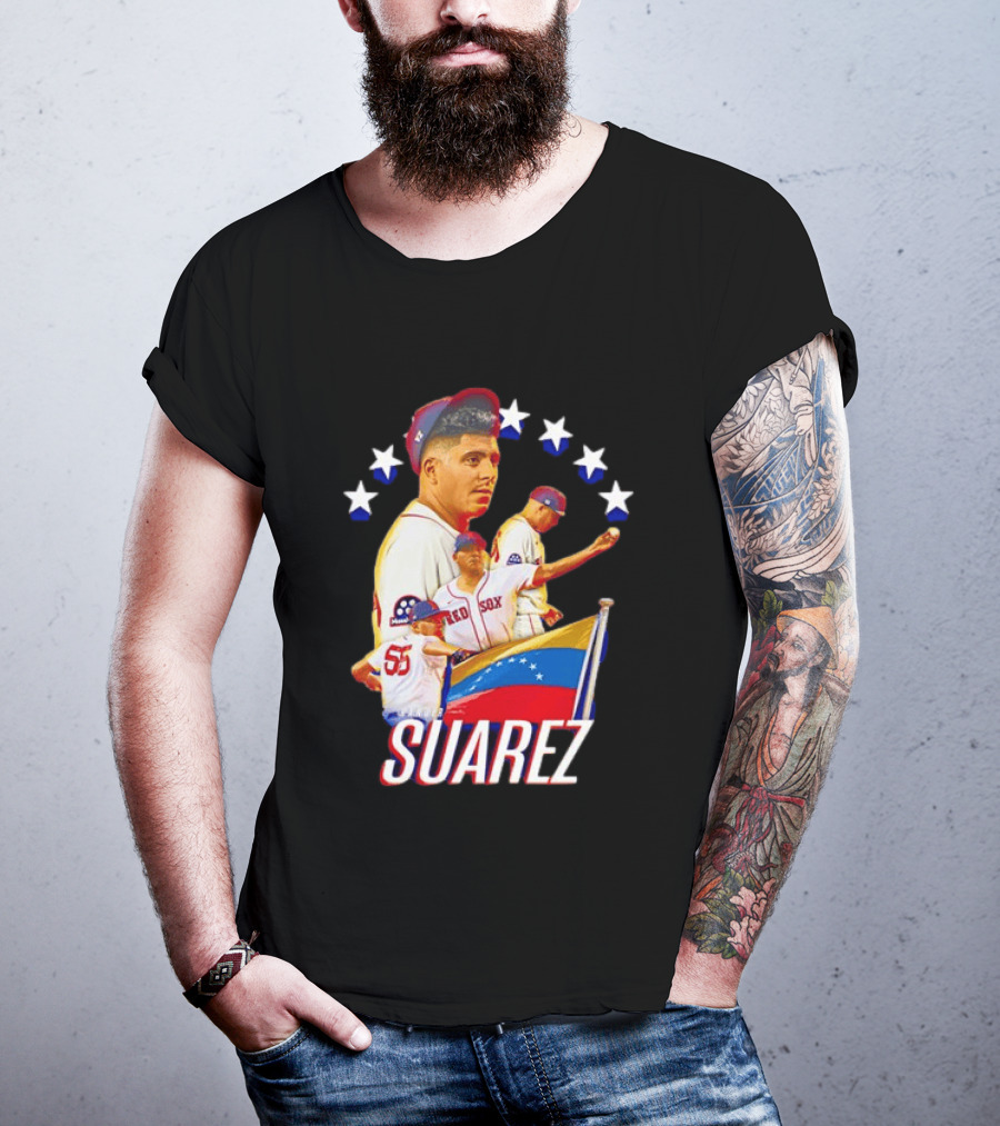 Ranger Suarez Philadelphia Phillies MLB Venezuela Flag Star Baseball T-Shirt