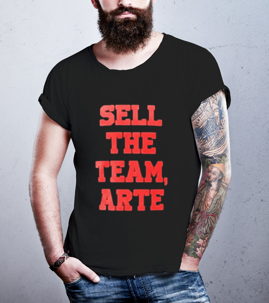 Sell The Team Arte Rallying Cry Fan Expression T-Shirt