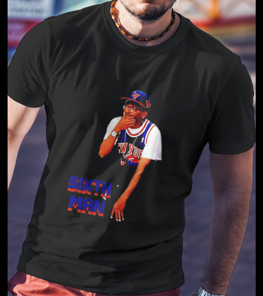Spike Lee New York Knicks Sixth Man Yankees Cap T-Shirt