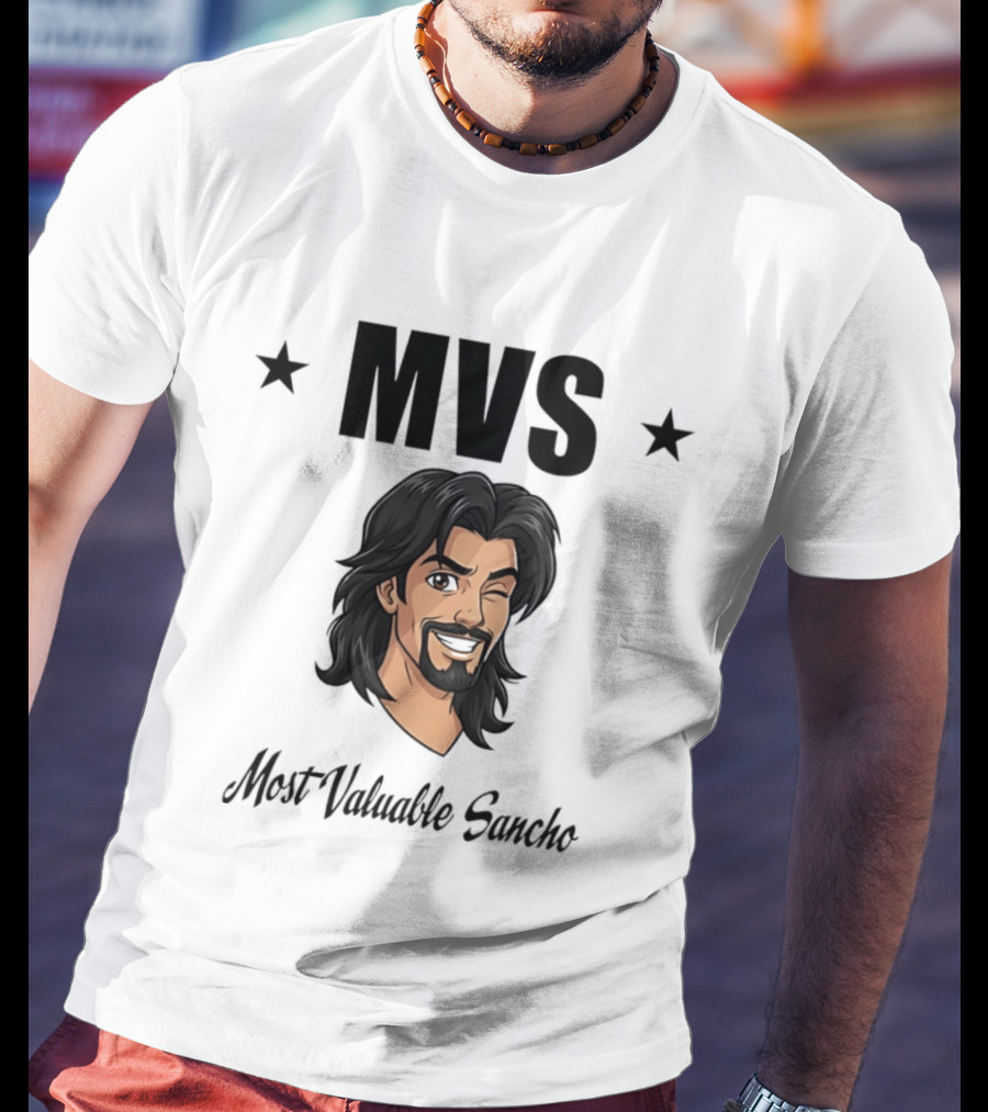 MVS Most Valuable Sancho Star Wink Humor T-Shirt