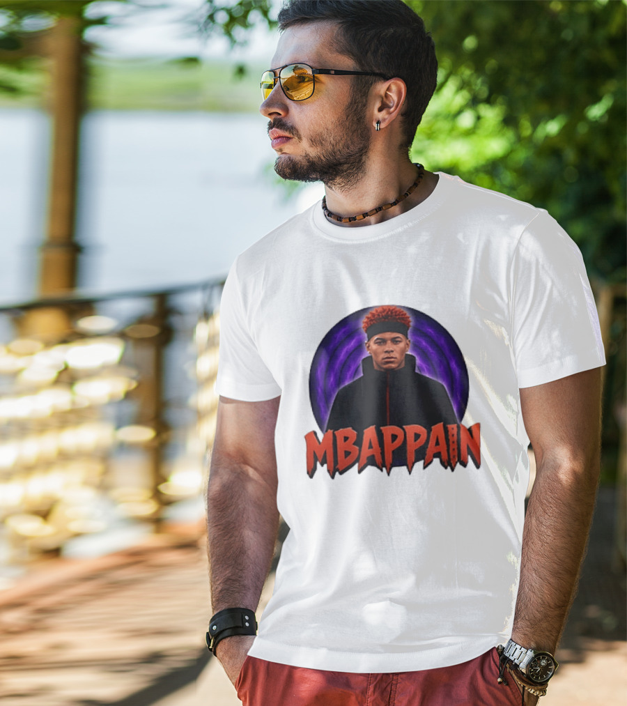 Mbappain Naruto Anime Crossover Meme T-Shirt