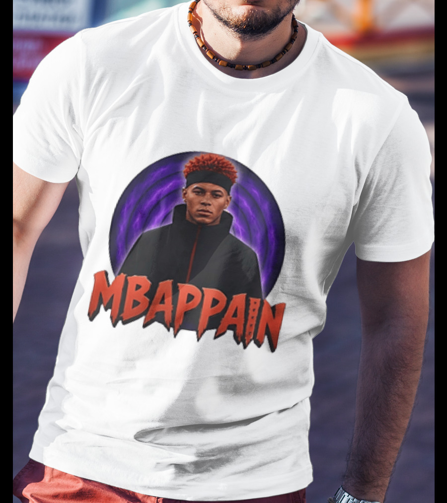 Mbappain Naruto Anime Crossover Meme T-Shirt