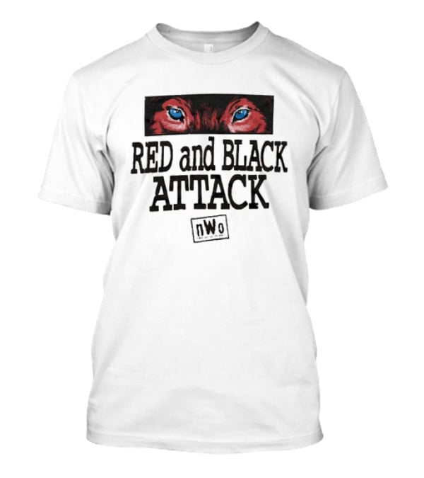 Red And Black Attack NWo New World Order WWE T-Shirt