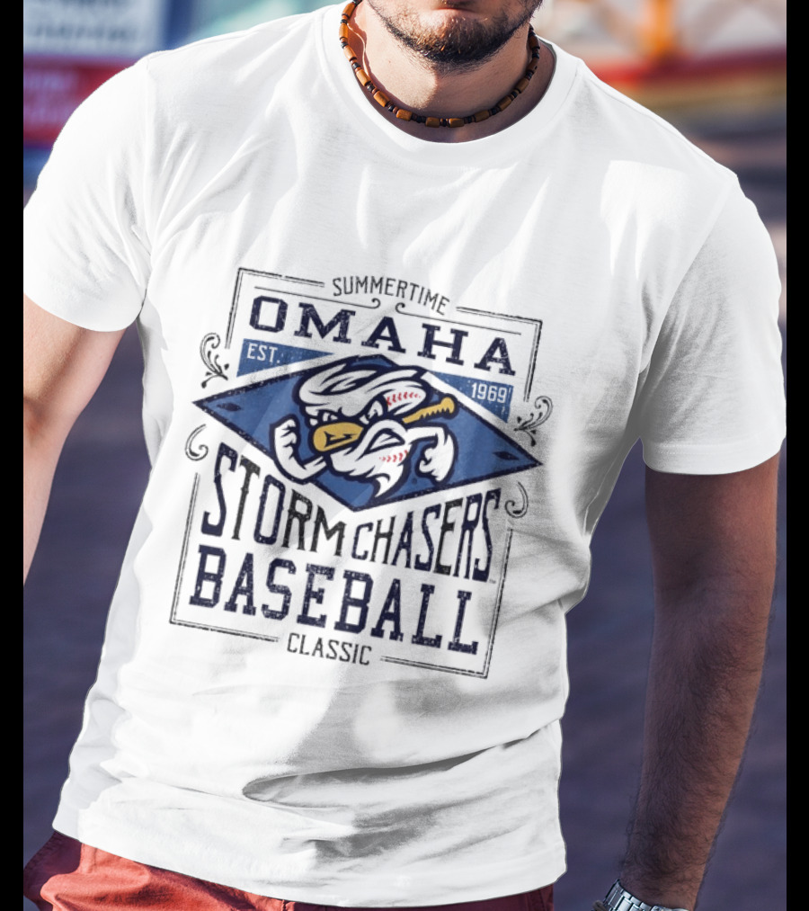 Summertime Omaha Storm Chasers Baseball Classic Est 1969 T-Shirt