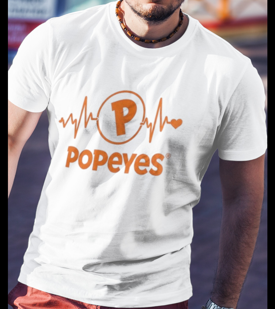 Heartbeat Lover Popeyes Addiction T-Shirt