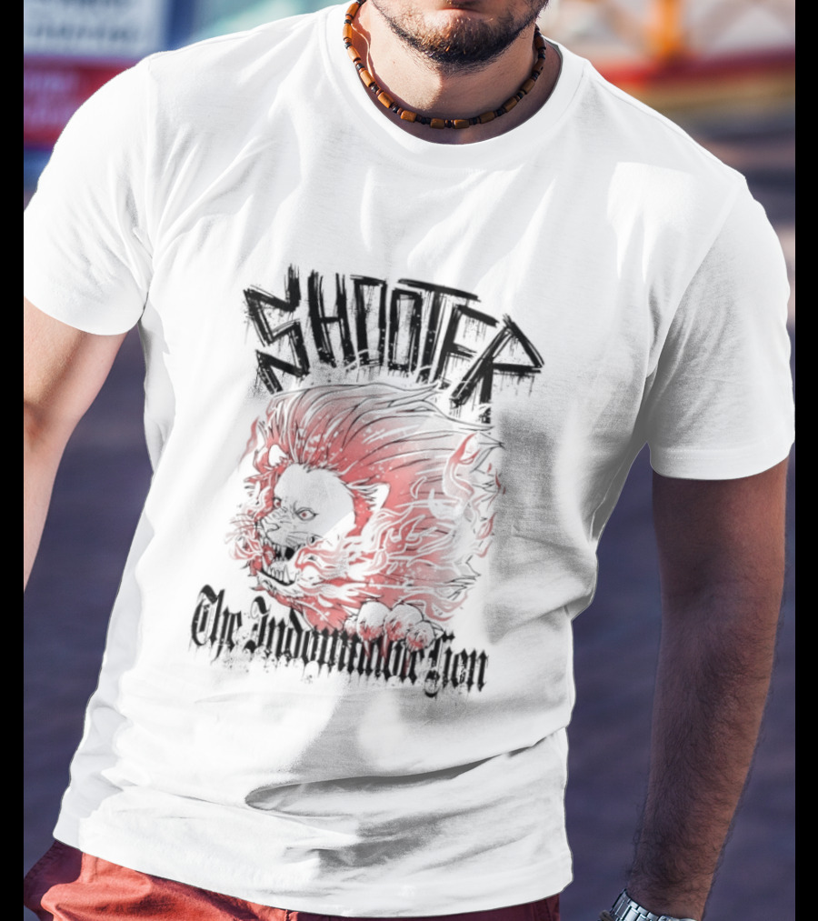 Shooter The Indomitable Lion Fierce Red Mane T-Shirt