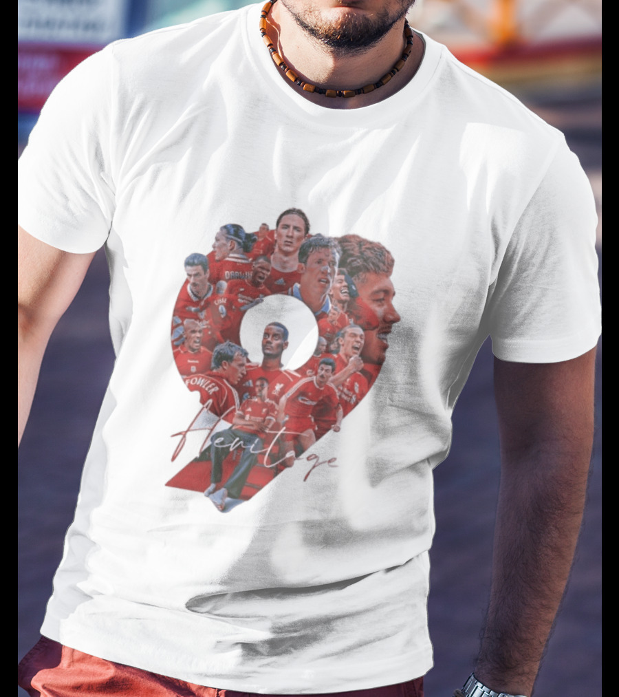 Liverpool FC Number 9 Heritage Legends T-Shirt