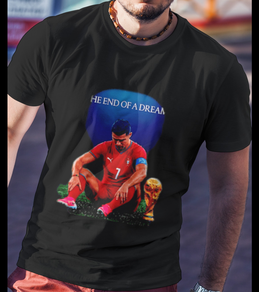 Cristiano Ronaldo The End Of A Dream Portugal No 7 World Cup Moment T-Shirt