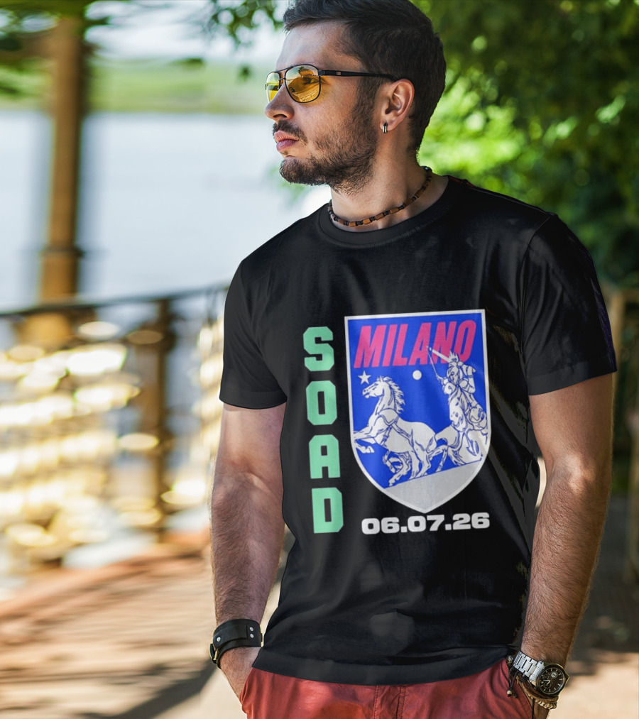 SOAD Milano 06.07.26 System Of A Down Concert T-Shirt