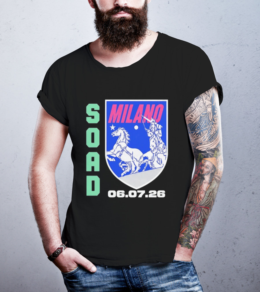 SOAD Milano 06.07.26 System Of A Down Concert T-Shirt