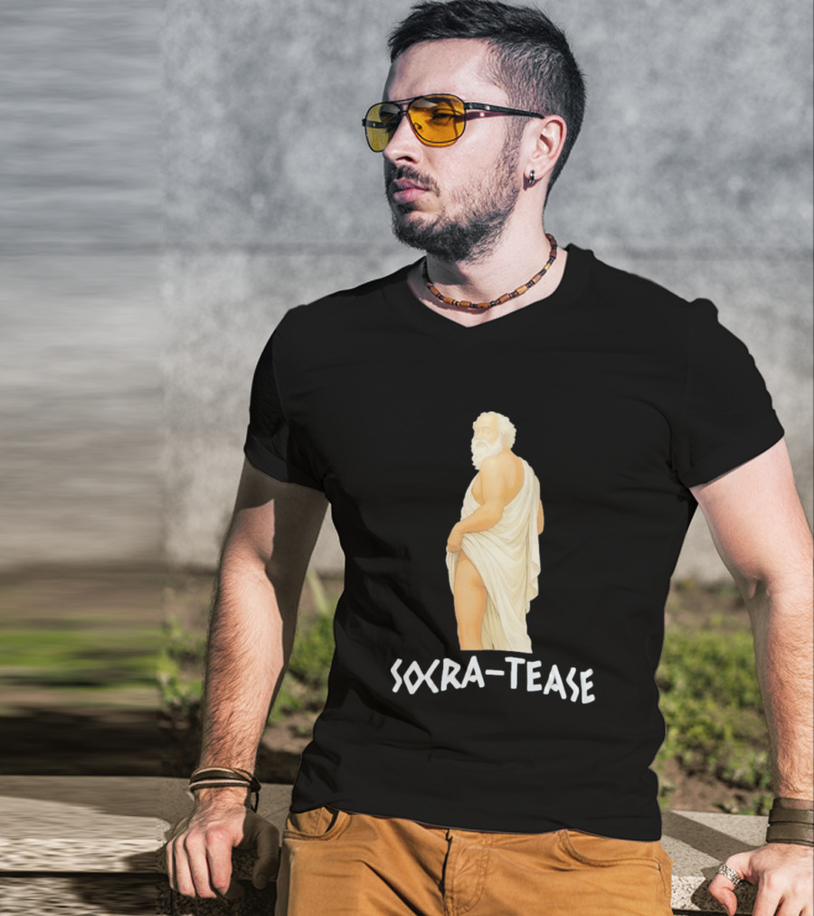 Socrates Humor SOCRA TEASE Philosopher T-Shirt