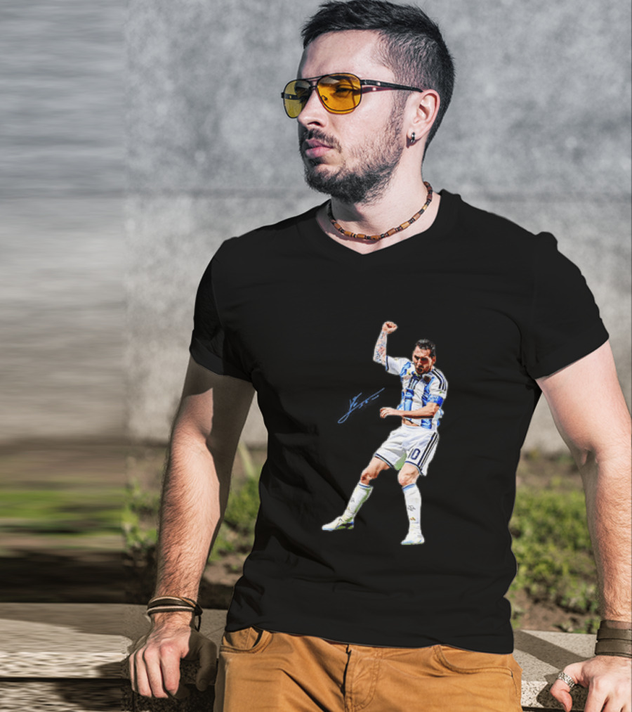 Messi The Comeback Argentina Football Unites The World Soccer Legend Victory Celebration T-Shirt