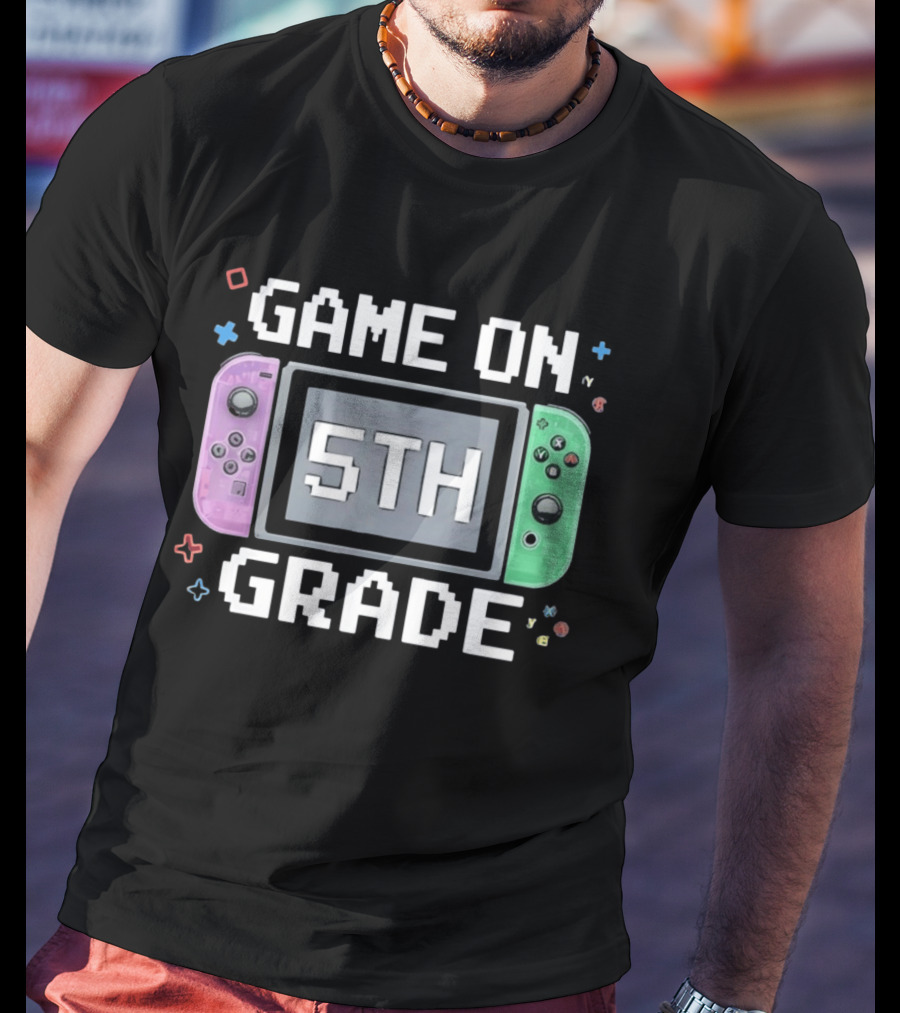 Game On 5th Grade Gaming Console 5th T-Shirt