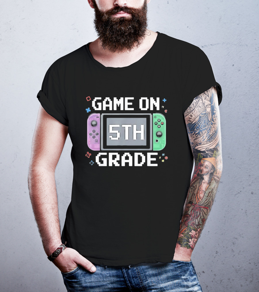 Game On 5th Grade Gaming Console 5th T-Shirt