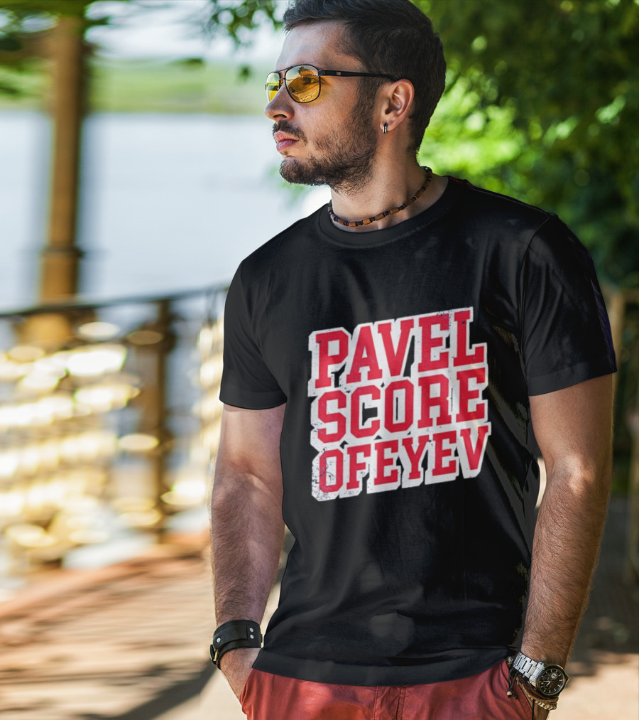 Pavel Buchnevich St Louis Blues Pavel Score Ofeyev T-Shirt