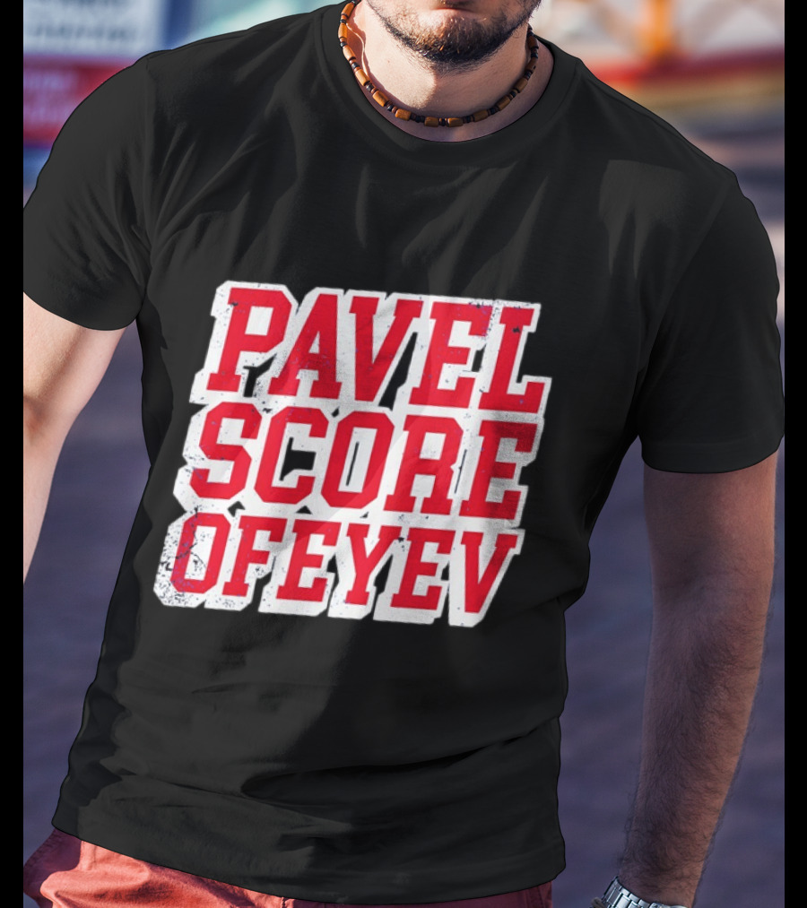Pavel Dorofeyev Score Ofeyev New York Rangers NHL 2026 T-Shirt