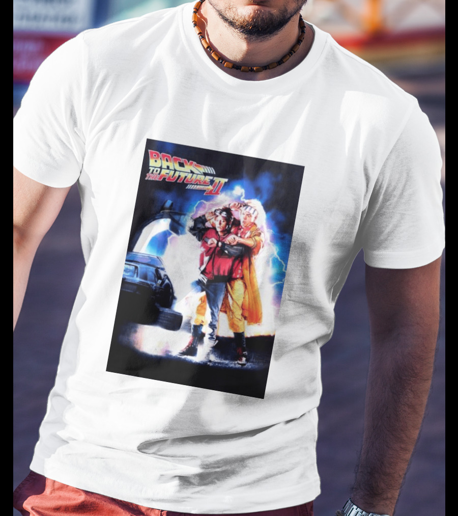 Back To The Future Part II Marty McFly Doc Brown Characters T-Shirt