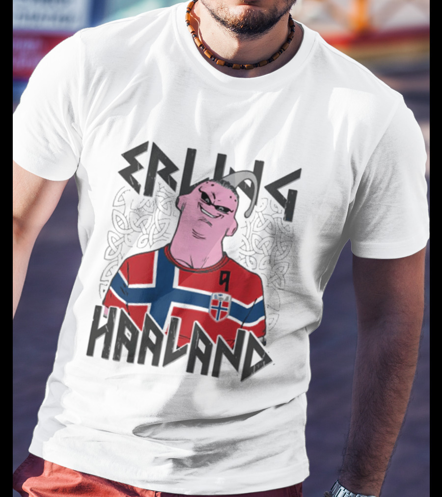 Erling Haaland Buu Norway Football Fusion T-Shirt
