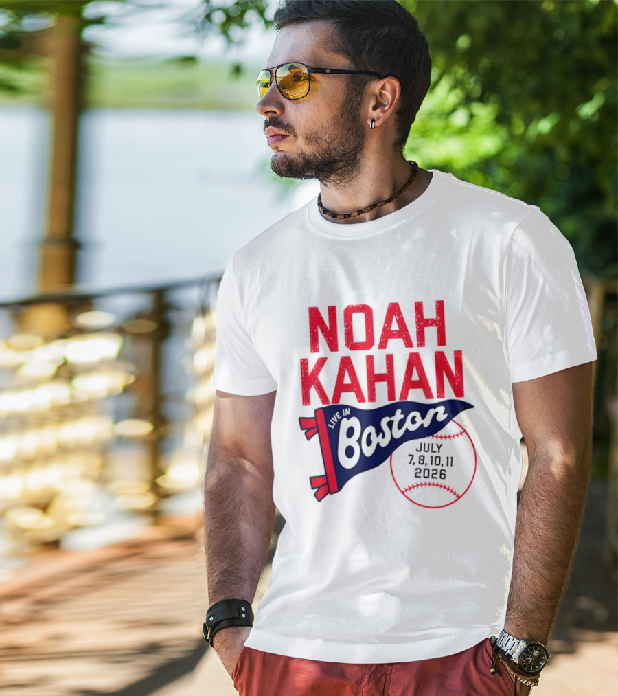 Noah Kahan Boston Concert July 7 8 10 11 2026 T-Shirt
