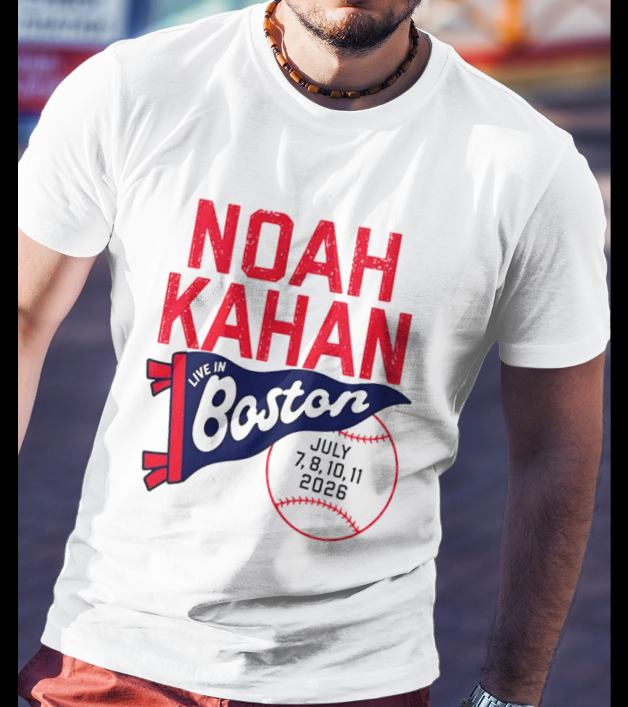 Noah Kahan Boston Concert July 7 8 10 11 2026 T-Shirt