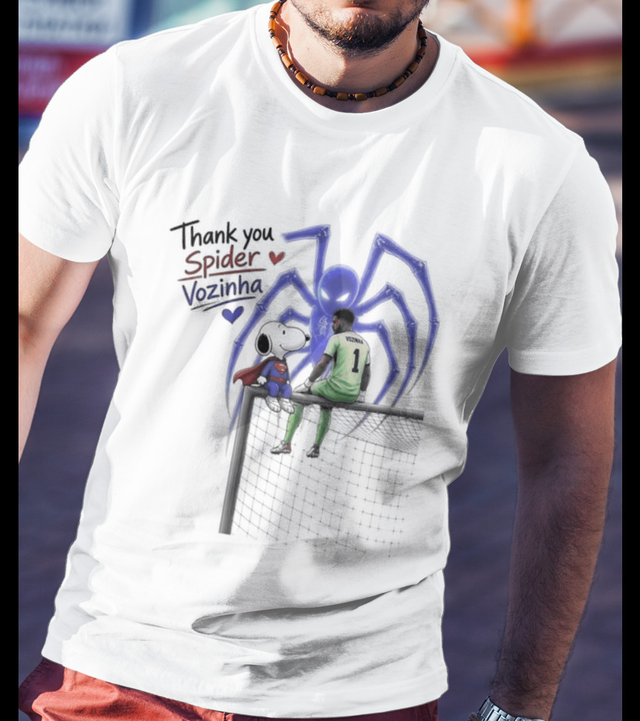 Thank You Spider Vozinha Snoopy Superman Cape Verde National Team T-Shirt