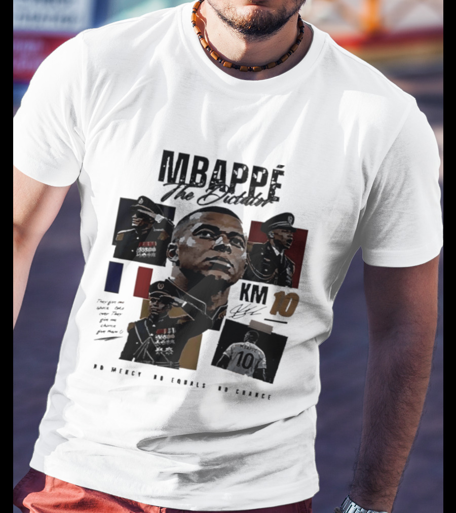 MBAPPÉ The Leader KM 10 No Mercy No Equals No Chance T-Shirt