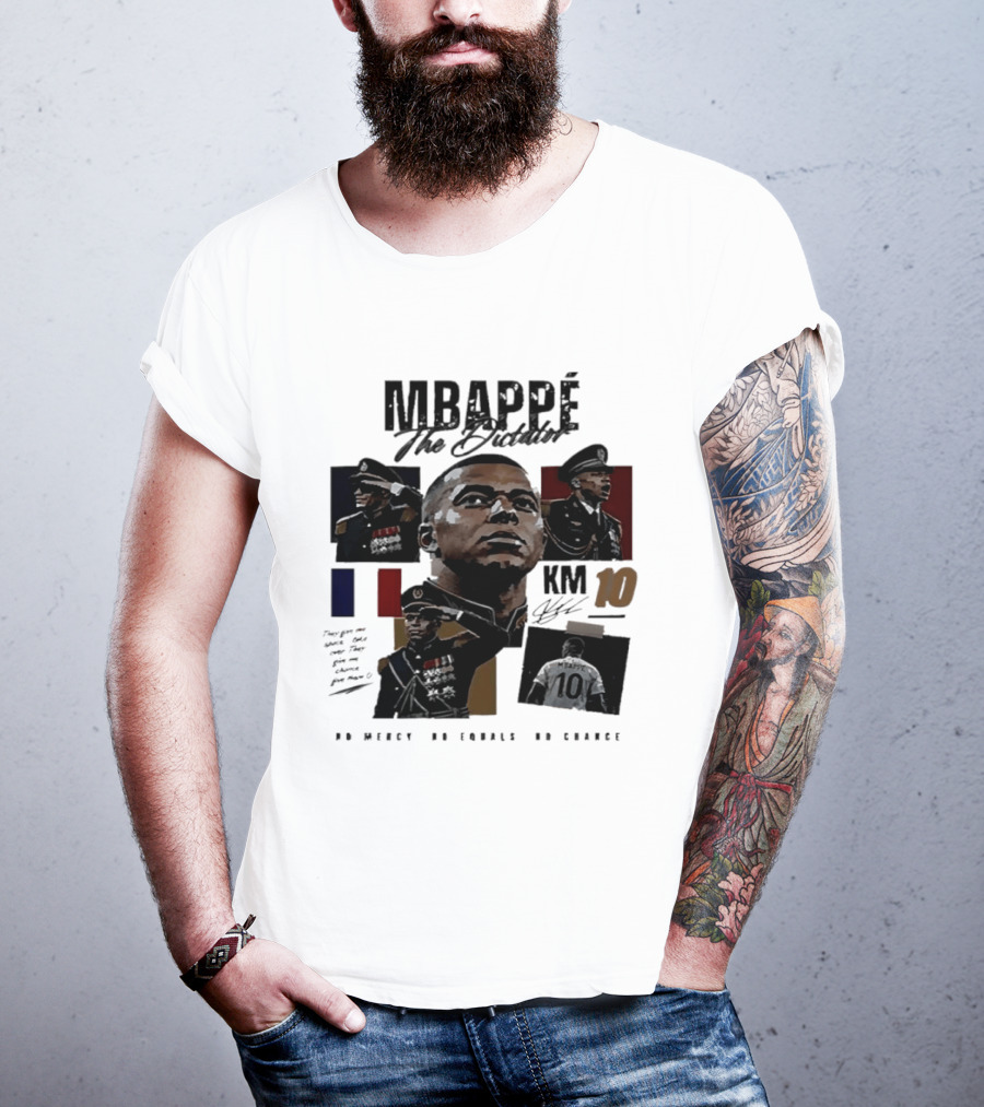 MBAPPÉ The Leader KM 10 No Mercy No Equals No Chance T-Shirt