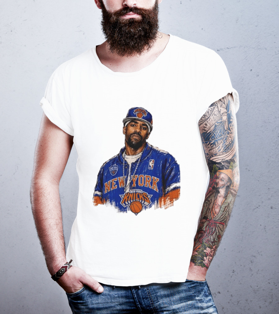 Kyrie Irving New York Knicks New Yorks Finest To The World Manhattan Knicks T-Shirt