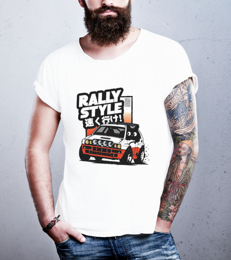 Rally Style Lancia Delta Integrale Hayashi Iku Speed T-Shirt