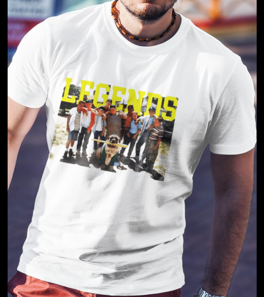 The Sandlot Legends With Hercules The Dog Movie Characters T-Shirt
