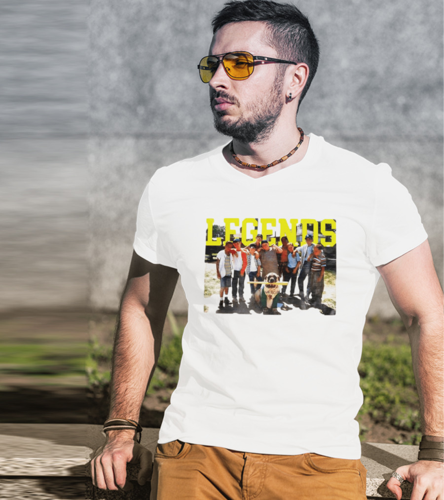 The Sandlot Legends With Hercules The Dog Movie Characters T-Shirt
