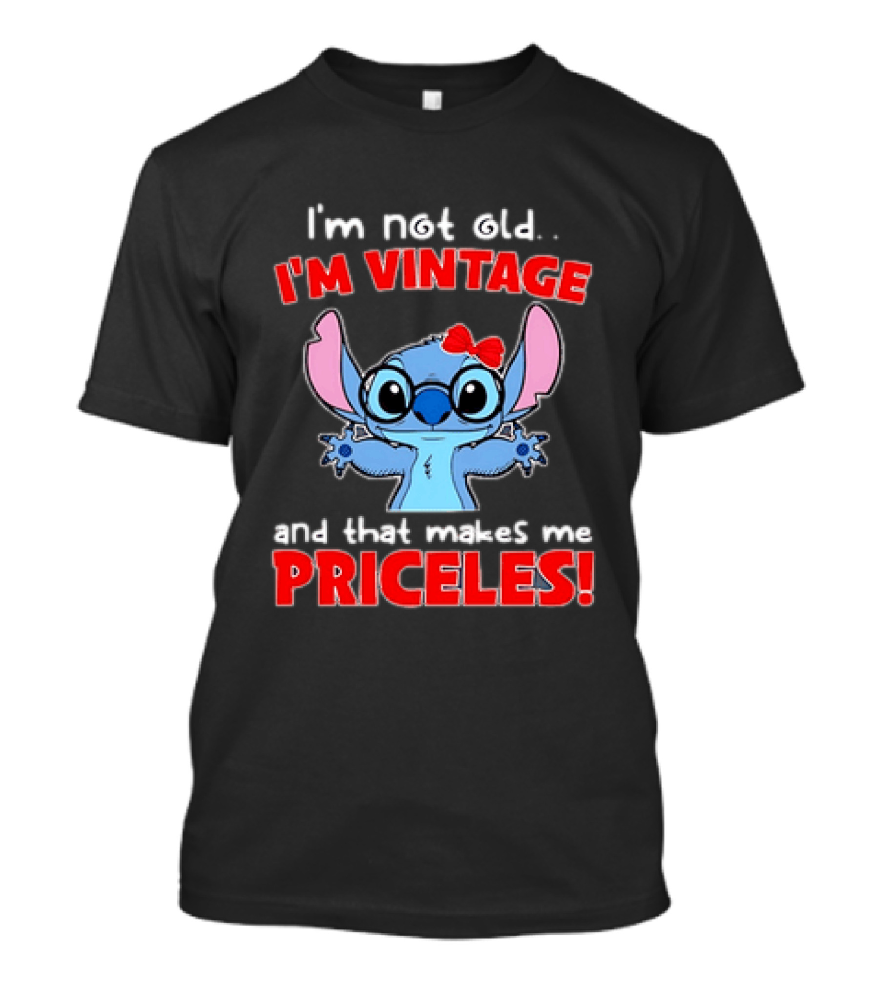 I'm Not Old I'm Vintage Stitch And That Makes Me Priceless T-Shirt