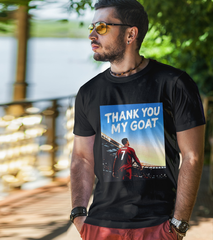 Thank You My Goat Cristiano Ronaldo 7 Portugal National Team T-Shirt