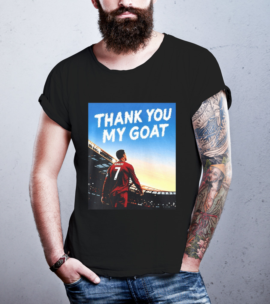 Thank You My Goat Cristiano Ronaldo 7 Portugal National Team T-Shirt
