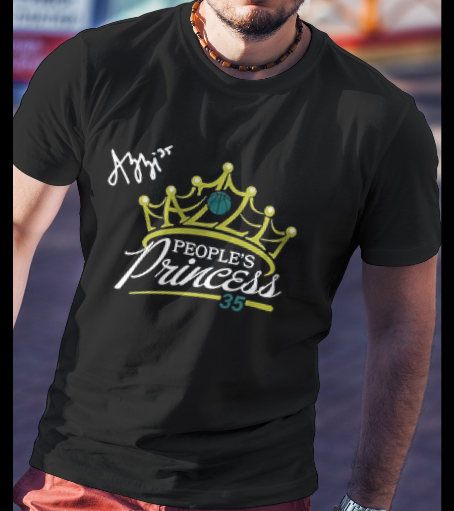 Dallas Wings Azzi Fudd People's Princess 35 Basketball T-Shirt