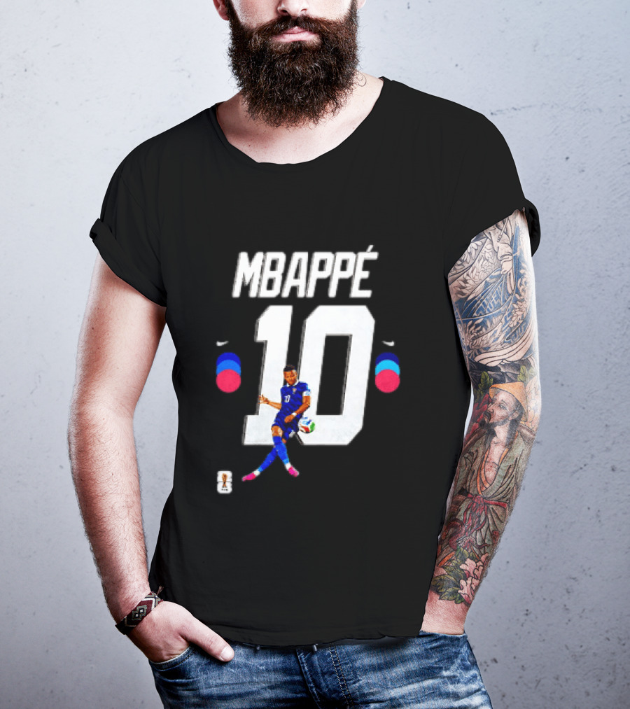 Mbappé Number 10 France World Cup 2023 T-Shirt