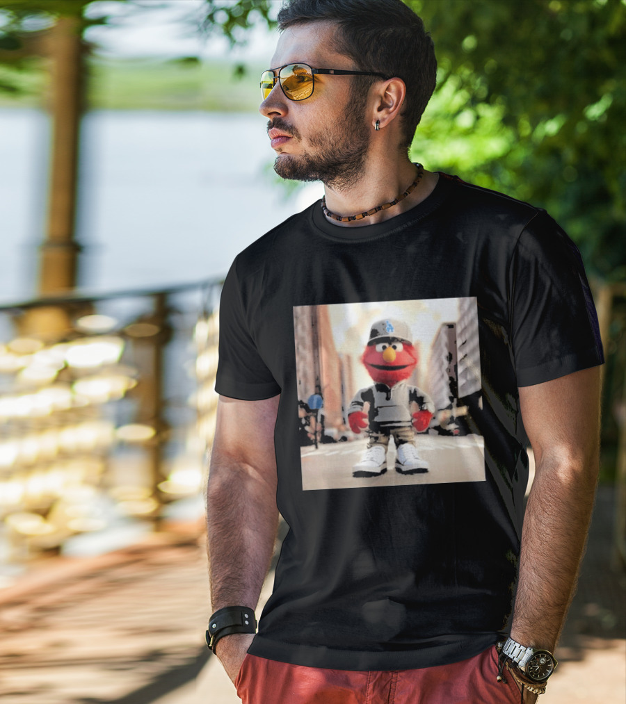 Sesame Street Elmo Streetwear New York Yankees T-Shirt