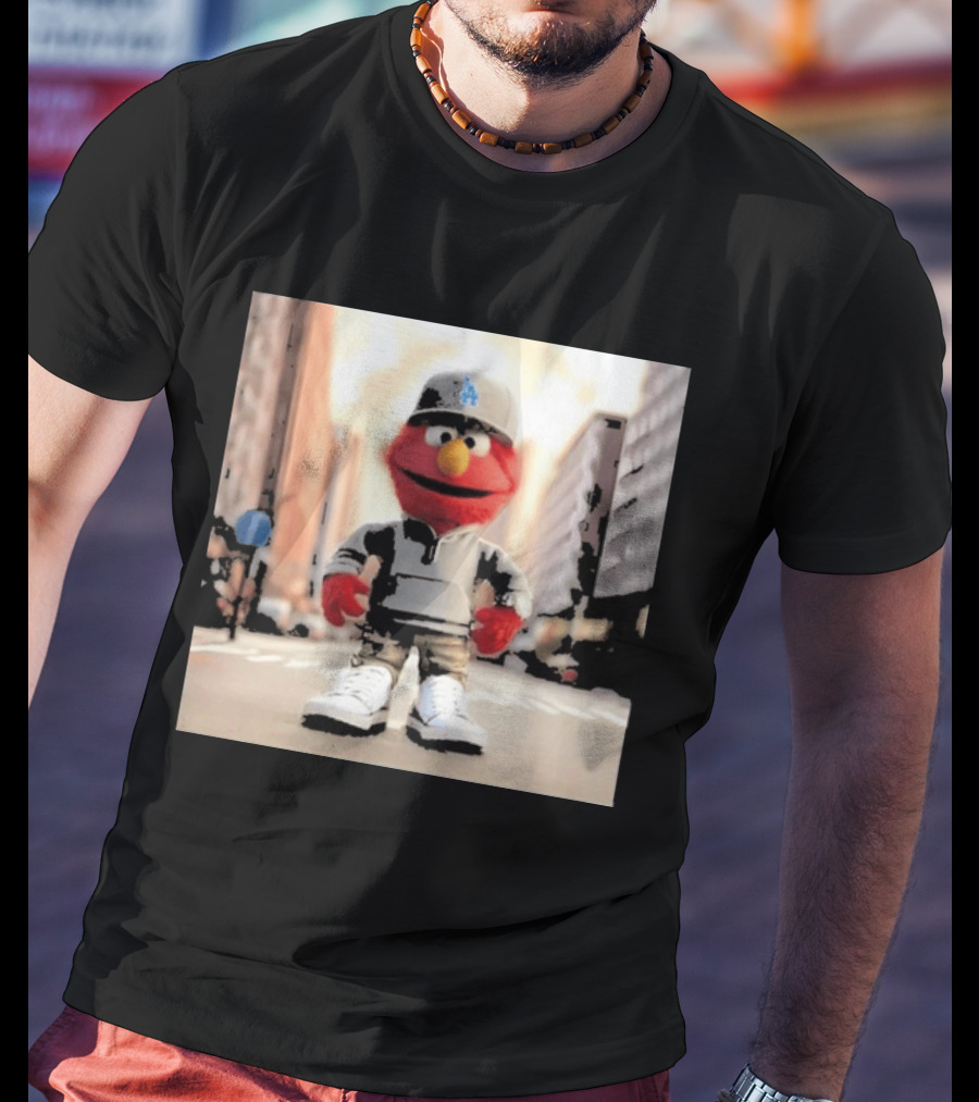 Sesame Street Elmo Streetwear New York Yankees T-Shirt