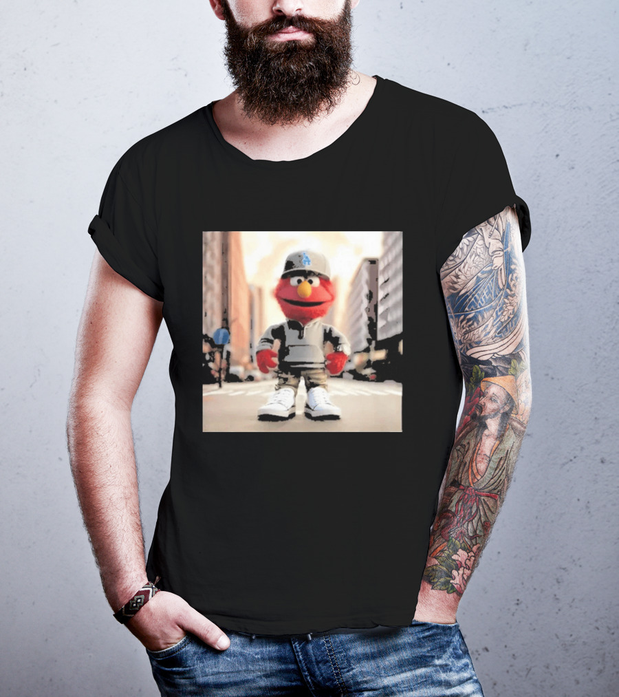 Sesame Street Elmo Streetwear New York Yankees T-Shirt