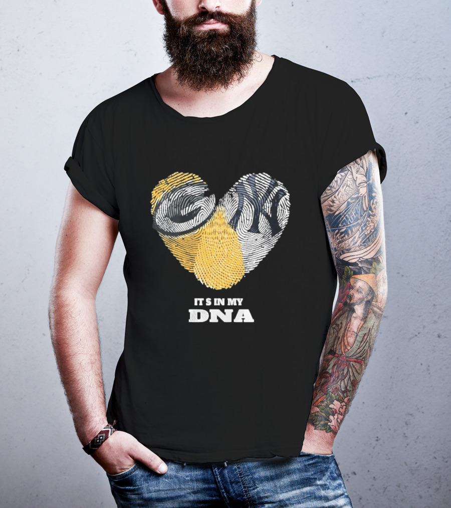 Heart Fingerprint It's In My DNA New York Yankees T-Shirt