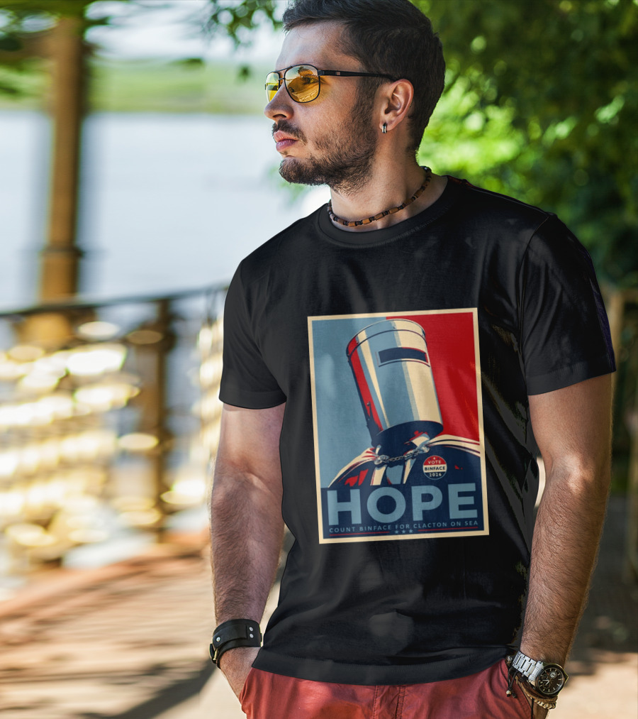 Hope Count Binface Vote Binface 2026 Clacton On Sea T-Shirt