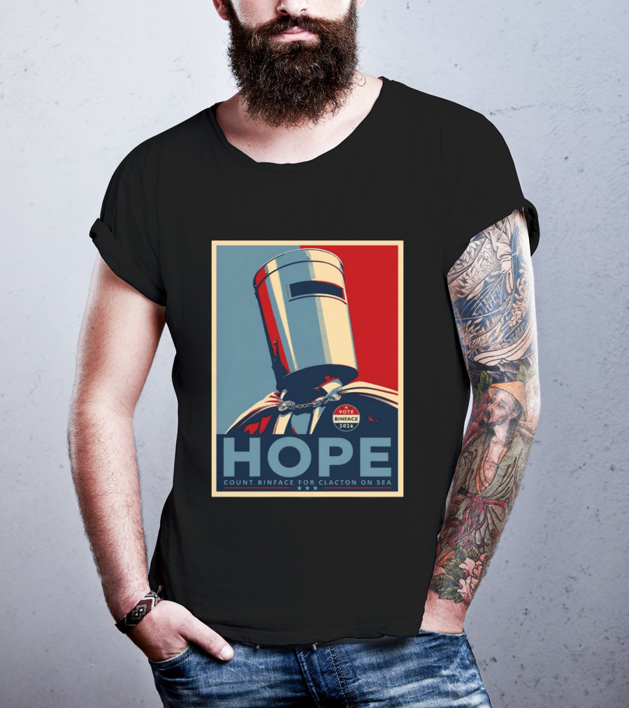 Hope Count Binface Vote Binface 2026 Clacton On Sea T-Shirt